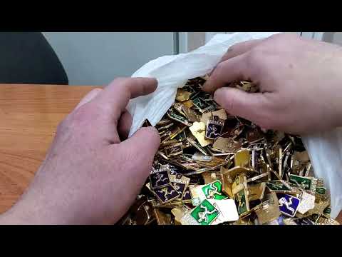 Видео: Оптовый лот значков СССР с аукциона Мешок!!!