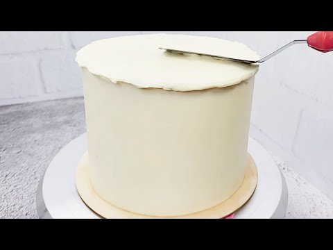 Видео: 🎯 Идеальный крем для выравнивания торта 🎉 Безупречно ровное и гладкое покрытие! 😍