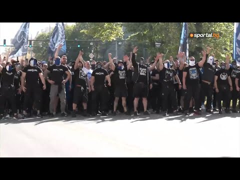 Видео: Ултрас Спартак Варна  на дербито за Варна 07.05.2023