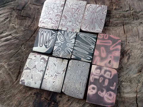 Видео: Мокуме гане, 7 опыт.