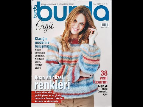 Видео: Журнал Бурда вязание / Burda-örgü 3.20