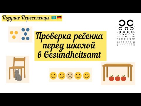 Видео: Проверка перед школой в Gesundheitsamt/ какие были задания/ поздние переселенцы