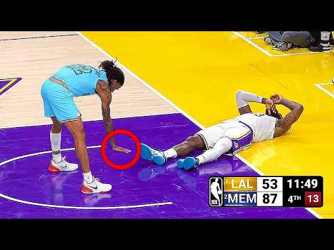 Видео: Когда игроки НБА демонстрируют 0% спортивного поведения..