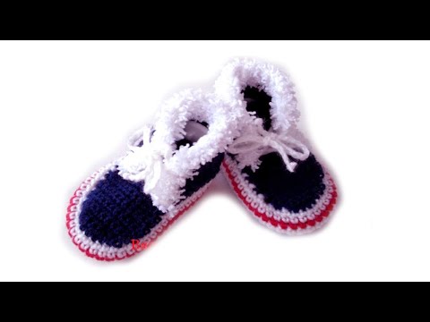 Видео: Пинетки кеды крючком @Вязание Василисы Жолтиковой crochet for beginners step by step