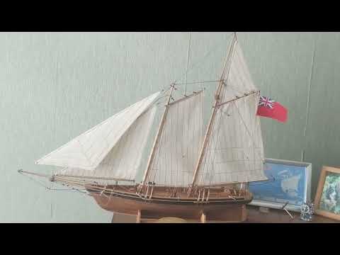 Видео: Яхт шхуна Америка 1851 г