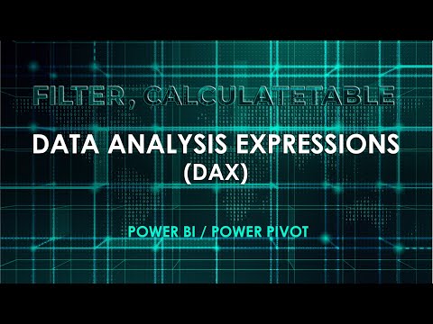 Видео: FILTER и CALCULATETABLE (1 часть)