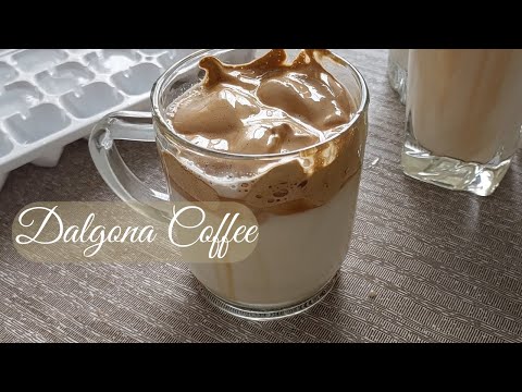 Видео: Холодный кофе за 5 минут, шаг за шагом Dalgona Coffee☕☕