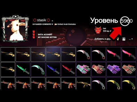 Видео: ИНВЕНТАРЬ STASIK С САМЫМ ВЫСОКИМ УРОВНЕМ В STEAM ЗА 20 000 000 РУБЛЕЙ В CS2