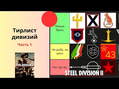 Видео: Тирлист дивизий - Steel Division 2 Часть 1