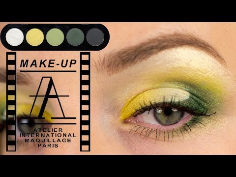 Видео: Макияж Петля в акварельной технике с палеткой Atelier T08