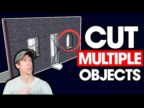 Видео: ПОЛНОЕ руководство по вырезанию отверстий в SketchUp! (ЛУЧШИЕ методы)