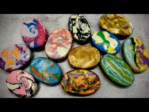 Видео: Dry soap cutting/ Резка сухого мыла / ASMR / Переработанное мыло