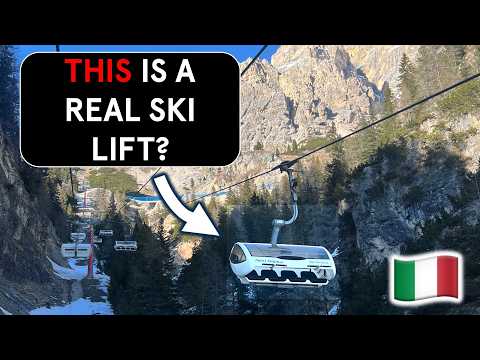 Видео: Наш первый опыт катания на лыжах в Италии (приехали из США)