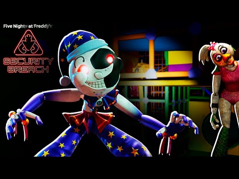 Видео: Сбежал от ЧОКНУТОЙ ЛУНЫ и Сделал ПИЦЦУ для ЧИКИ! Игра Five Nights at Freddy’s: Security Breach #3