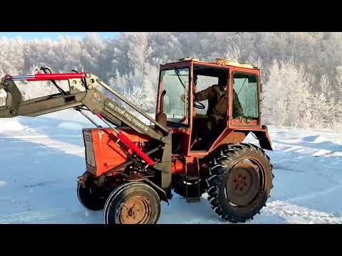 Видео: 💥💥💥ПОГРУЗЧИК КУН  НА ТРАКТОР Т-25🔥ТОРНАДО 500🔥ПРОБНЫЙ ВЫЕЗД💥 ИСПЫТАНИЕ... ЧИСТИТЬ СНЕГ.