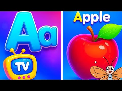 Видео: *Фонестическая песня с ДВУМЯ словами - A for Apple - Песни про алфавит со звуками для детей