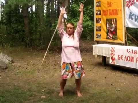 Видео: Работа с позвоночником и суставами в системе Белояр. От целительницы.