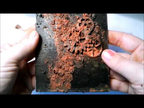 Видео: Текстура ржавчины на картоне