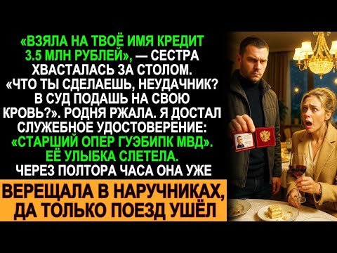 Видео: Взяла кредит на моё имя и смеялась. Пока я не показал удостоверение МВД…