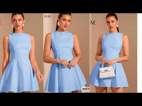 Видео: Как раскроить короткое расклешенное платье Shein Haul