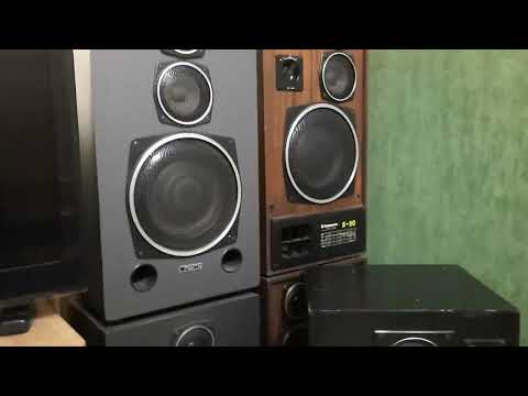 Видео: по вашим просьбам сравним звучание колонок Корвет 150 АС 001 и радиотехника S90