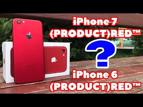Видео: iPhone 6 PRODUCT RED выглядит как iPhone 7