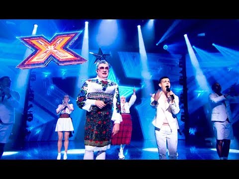Видео: Дмитрий Волканов и Верка Сердючка – Зибен-Зибен, Ай-Лю-Лю – Х-Фактор 9. Пятый прямой эфир. ФИНАЛ