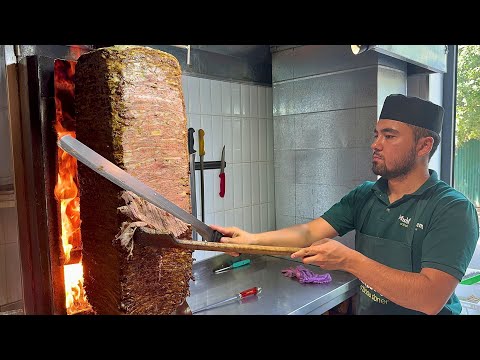 Видео: Мастерство ШЕФ-повара | Популярная Турецкая еда в Ташкенте! ИСКЕНДЕР Кебаб, МУХТЕШЕМ Донер