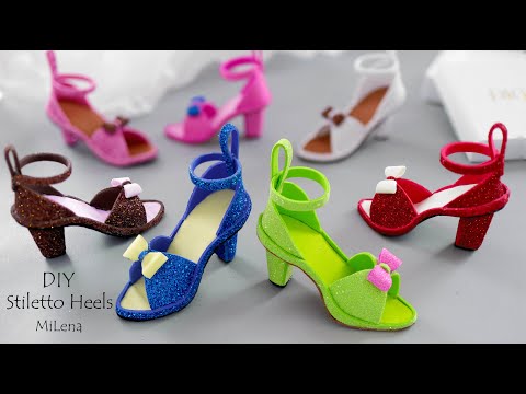 Видео: 👠 СТИЛЬНЫЕ ТУФЕЛЬКИ НА КАБЛУКЕ 👗 STYLISH  SHOES out of FOAM 👠
