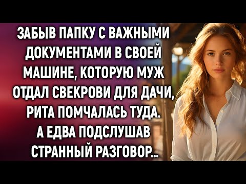 Видео: Подслушанный разговор свекрови перевернул жизнь Риты