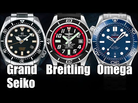 Видео: Выбираем лучшие дайверские часы: Omega, Breitling, Grand Seiko
