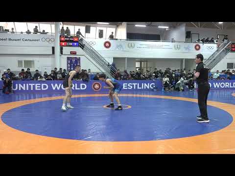 Видео: ВОЛЬНАЯ БОРЬБА. Чемпионат Кыргызстана-2025 (U-17). День 1 Мат А