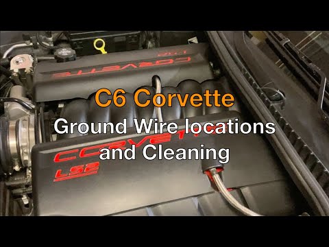 Видео: Расположение и очистка заземляющего провода C6 Corvette