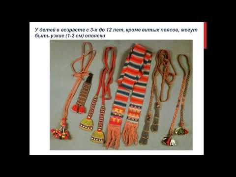 Видео: Онлайн-презентация "Пояс в истории костюма"