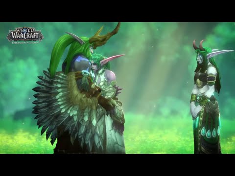 Видео: Малфурион Изера Тиранда Катсцены Драгонфлайт