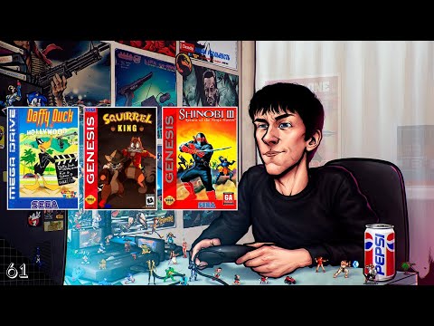 Видео: Сега Мега Гаунтлет #61: Daffy Duck in Hollywood, Squirell King, Shinobi 3