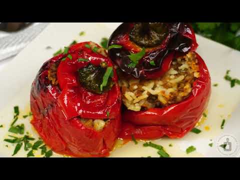 Видео: Сочни чушки със страхотен вкус. ПЪЛНЕНИ ЧУШКИ С МЕСО, ОРИЗ И ДОМАТИ