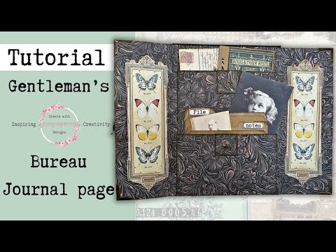 Видео: Страница журнала «Джентльменское бюро» #journalpageidea