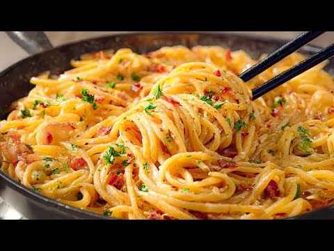 Видео: Невероятно вкусные спагетти за 10 минут! Простой и вкусный рецепт пасты на ужин!