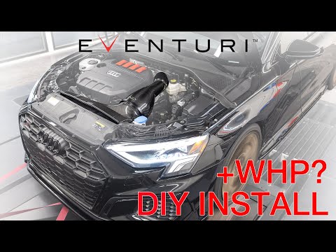 Видео: Максимальная модернизация впускной системы S3 8Y: установка карбоновой впускной системы Eventuri