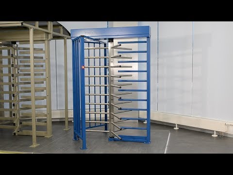 Видео: PERCo RTD-16. Монтаж полноростового турникета