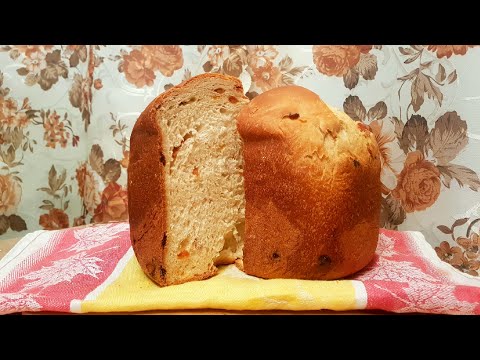 Видео: Белый ХЛЕБ С Изюмом В ХЛЕБОПЕЧКЕ