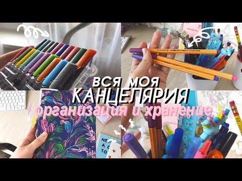 Видео: ВСЯ МОЯ КАНЦЕЛЯРИЯ ✨ Хранение и Организация Канцелярии
