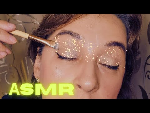 Видео: ASMR шёпотом: Макияж Золотых теней/Илочка и ухажер/Зомби во сне.