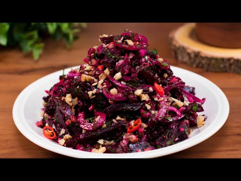Видео: Салат для молодости и красоты. Свекла и грецкие орехи. Лучший салат, который вы когда-либо готовили