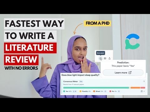 Видео: Как написать обзор литературы, используя консенсусный ИИ (с потоками и измерителем консенсуса)