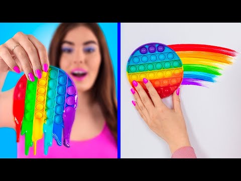 Видео: Рисуем Pop It! Классные творческие идеи и лайфхаки для рисования!