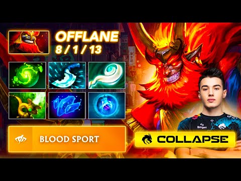 Видео: [7.39c] Collapse MARS Offlane | Полный игровой процесс Dota Class