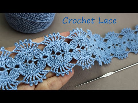 Видео: КРУЖЕВО КРЮЧКОМ простое вязание для начинающих МАСТЕР-КЛАСС How to Crochet Lace Tape Ribbon