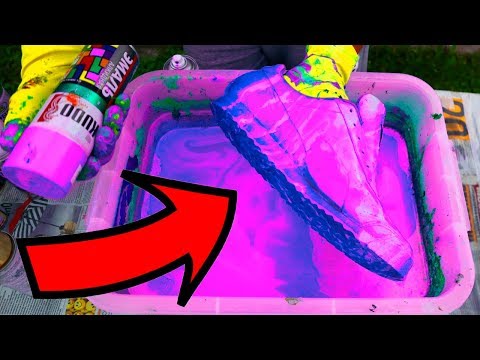 Видео: ПОКРАСИЛ ЛЮБИМЫЕ БУТСЫ ВОДОЙ!